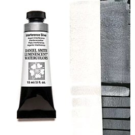 Interference Silver Acquerello Extrafine Daniel Smith tubo 15ml
