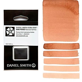 Daniel Smith Extra-Fine Watercolour, Light Burnt Sienna, half godet