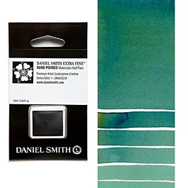 Daniel Smith Extra-Fine Watercolour, Cascade Green, half godet