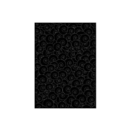 SUPER DEAL **60%** Stamperia Stamped Felt Black Shells 50x70cm