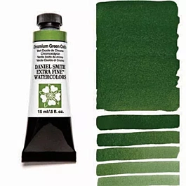 Daniel Smith Extra-Fine Watercolour, Chromium Green Oxide, S.1 tube, 15ml