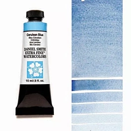 Daniel Smith Extra-Fine Watercolour, Cerulean Blue, S.3 tube, 15ml