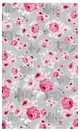 SUPER DEAL **40%** Stamperia Printed Felt La Vie en Rose 50x70cm