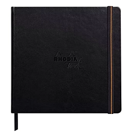 Cuaderno Mixed Media Artbook Negro Touch Rhodia 21x21cm