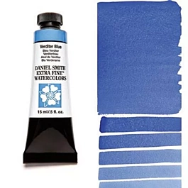 Daniel Smith Extra-Fine Watercolour, Verditer Blue, S.2 tube, 15ml