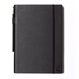 Set Cuaderno A4 Negro Liso y Lapicero Blackwing