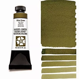 Daniel Smith Watercolour Extrafine Olive Green tube S1 15ml