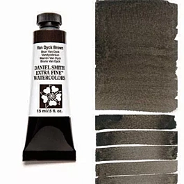 Daniel Smith Watercolour Extra Fine van Dyck Brown tube S1 15ml