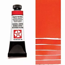 Daniel Smith Organic Vermilion Extra Fine Watercolour tube S2 15ml