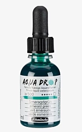 Schmincke Aqua Drop Flüssiges Aquarell Smaragdgrün 500 30ml
