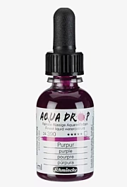Schmincke Aqua Drop Flüssiges Aquarell Purpur 390 30ml