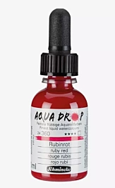 Schmincke Aqua Drop Flüssiges Aquarell Rubinrot 360 30ml