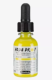 Schmincke Aqua Drop Flüssiges Aquarell Zitronengelb 200 30ml