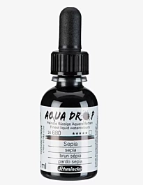 Schmincke Aqua Drop Flüssiges Aquarell Sepia 680 30ml