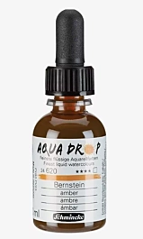 Schmincke Aqua Drop Flüssiges Aquarell Bernstein 620 30ml