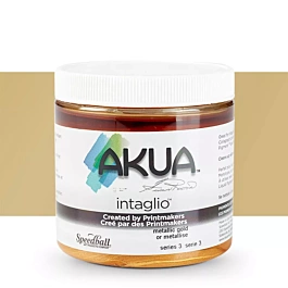 Inchiostro per incisione Speedball per intaglio Akua in oro metallizzato 236 ml