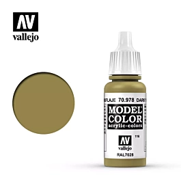 Modeling paint 978 yellow camouflage Model Color Vallejo 17ml