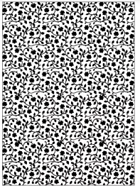 SUPER DEAL **60%** Stamperia Flowers Stamped Felt 50x70cm
