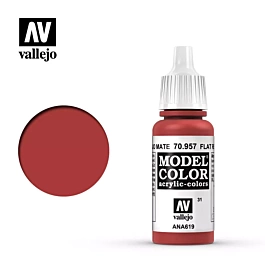 Modeling paint 957 red matte Model Color Vallejo 17ml