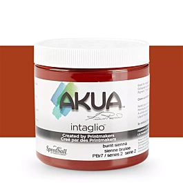 Inchiostro per incisione Speedball per intaglio Akua Terra di Siena bruciata 236 ml