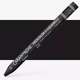 Cera 009 Preto Neocolor II Aquarelle Caran D'Ache