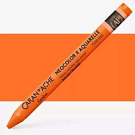 Cera 050 Laranja Vermelho Neocolor II Aquarelle Caran D'Ache