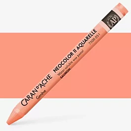 Cera 051 Salmão Neocolor II Aquarelle Caran D'Ache