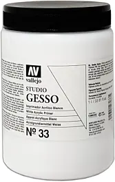 Gesso 033 weiß Studio Vallejo 1l