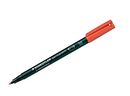 Marker permanentny czerwony M Lumocolor Staedtler
