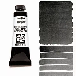 Daniel Smith Watercolour Extra Fine Ivory Black tube S1 15ml