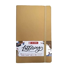 Cuaderno Lettering Notebook Dorado ArtCreation 140g/m² 13x21cm