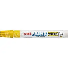 Rotulador Permanente Paint Marker PX20 Amarillo Uni-Ball