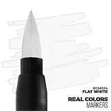 Acrylic modelling marker Flat White RC Markers AK Interactive