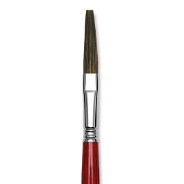 Escoda Bravo 6318 14 Long flat natural paintbrush flat ox-eared