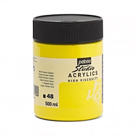 Acrylverf Hoge Viscositeit Pebeo Geel 500ml