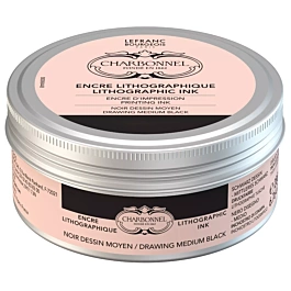 Tinta Litográfica Preto Médio Lefranc and Burgeois 200ml