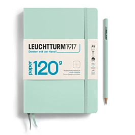 Mint green dotted hardback Medium Notebook Leuchtturm1917 A5 120g/m2