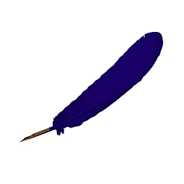 Pluma azul marino con plumilla metálica DP256 Manuscript