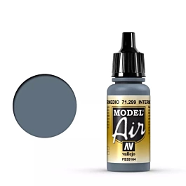 Vallejo Model Air Tinta para Modelismo 299 Azul Intermédio 17ml