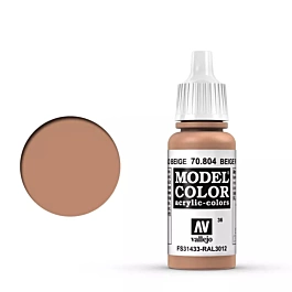 Model painting 804 beige red beige Model Color Vallejo 17ml