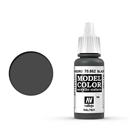 Modeling paint 862 black gray Model Color Vallejo 17ml