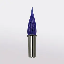 Plumilla de cristal de murano Azul