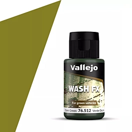 Farba do modeli 512 Ciemnozielony Wash FX Vallejo 35ml