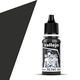 Farba modelarska Vallejo 741 zielony czarny 18ml