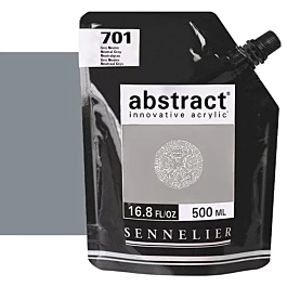 Abstract neutral gray acrylic paint nº701 Sennelier 500ml