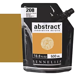 Abstract natural sienna acrylic paint nº208 Sennelier 500ml