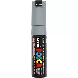 Marcador Uni Posca PC8K Grosso Cinza