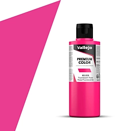 Pintura aerografía 035 rosa fluorescente Premium Color Vallejo 200ml