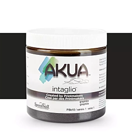 Inchiostro per acquaforte Akua Intaglio Speedball grigio grafite 236 ml
