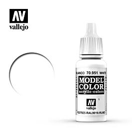 Modeling Paint 951 white Model Color Vallejo 17ml